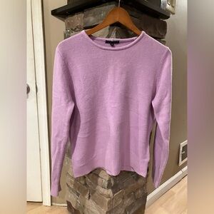 Woman’s lilac sweater